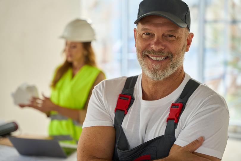 Marketing platform for home service businesses  - portrait-of-smiling-home-contractor